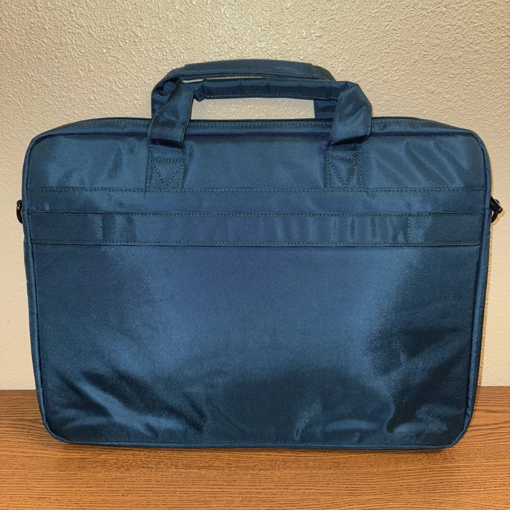 DOMISO 17.3 inch Laptop Bag Business Briefcase 17-17.3 inch, Turquoise